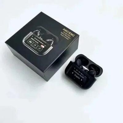ANC Earbuds Touch Screen Display ( Black )_img_2