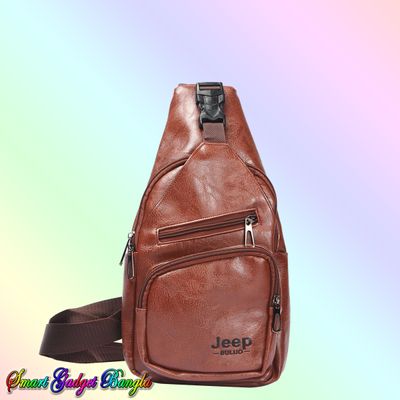 Travel Crossbody Backpack Shoulder Chest Bag Lightweight with Charging Port for Men -Waist Bag_img_0
