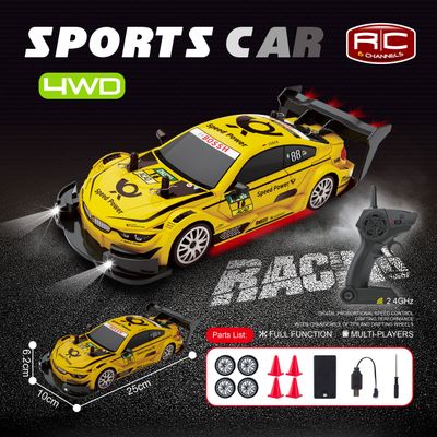BMW M4 DTM 4WD RC Drift Car With Tires & Traffic Cones_img_1