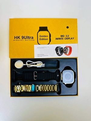 HK 9Ultra Smartwatch Golden Edition (Dual Straps) | বিলাসবহুল ডিজাইন ও স্মার্ট ফিচারস_img_0