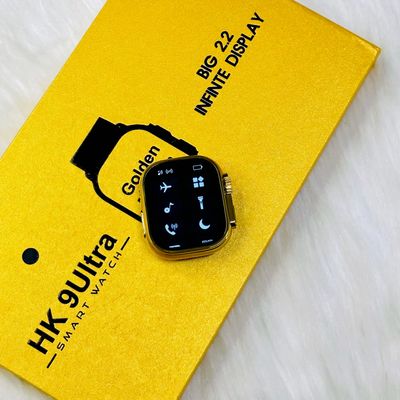HK 9Ultra Smartwatch Golden Edition (Dual Straps) | বিলাসবহুল ডিজাইন ও স্মার্ট ফিচারস_img_2