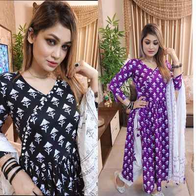 Lilen printed Three Piece_img_2
