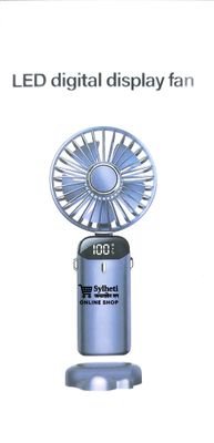USB Handheld Mini Fan Foldable Portable Neck Hanging Fans 5 Speed USB Rechargeable Fan_img_1