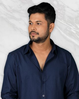 Men's Classic Navy Blue Shirt_img_0