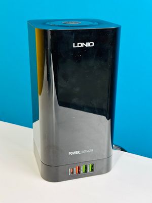 LDNIO SKW6457 6 Outlet USB Tower Extension Power Socket with 15W Wireless Charger_img_0