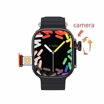 WS10 Ultra 5G Android Smartwatch | 360° Rotating Camera | 8GB RAM + 128GB Storage | Triple Strap Set & Accessories_img_2