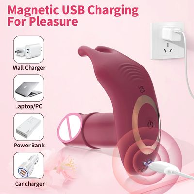 Wireless Remote Control Wear Dildo Vibrators Slip Ring Mobile Tease G Spot Massager Clitoral Anal Stimulator Sex Toys for Women_img_3