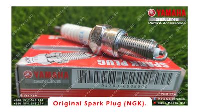 Spark Plug (NGK) for Yamaha FZS V1, FZS V2, FZS V3, FZS V4, Fazer V1, Fazer V2 bike._img_1
