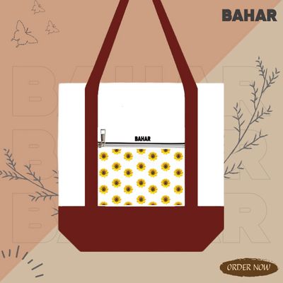 Mummy bag for mother to carry her babies product  Dual-Color Tote Bag_img_1