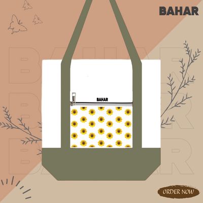Mummy bag for mother to carry her babies product  Dual-Color Tote Bag_img_3