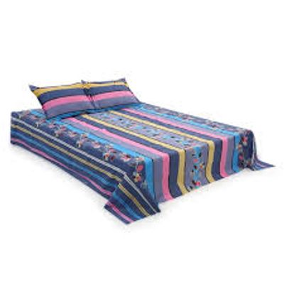 Double King-Size Bedspread in Various Printed Colors (7'x8') Suti Fabric- বিছানা চাদর_img_1
