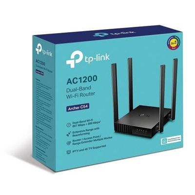 TP-Link Archer C54 AC1200 Dual Band 4 Antenna MU-MIMO Beamforming Wi-Fi Router_img_0