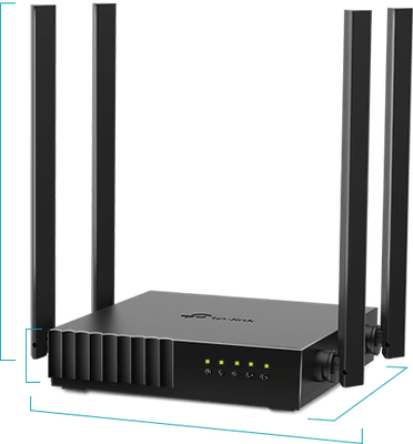 TP-Link Archer C54 AC1200 Dual Band 4 Antenna MU-MIMO Beamforming Wi-Fi Router_img_1
