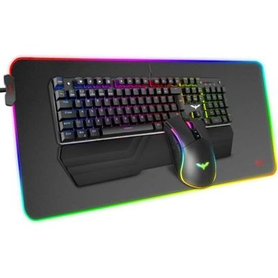 Havit KB511L RGB Wired Mechanical Gaming Keyboard, Mouse & Mouse Pad 3-In-1 Combo_img_0