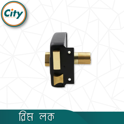 অটো লক সুরক্ষা লক হেভি রিম লক প্রধান দরজার লক ১২ টি চাবি সহ কালো রঙের_img_5