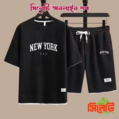 New York T-Shirt & Half Pent Combo Set_img_0