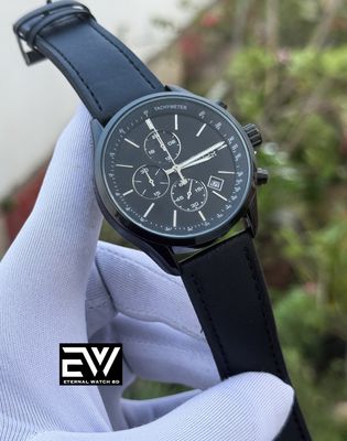 BOSS THREE CHRONO BELT FULL BLACK_img_0