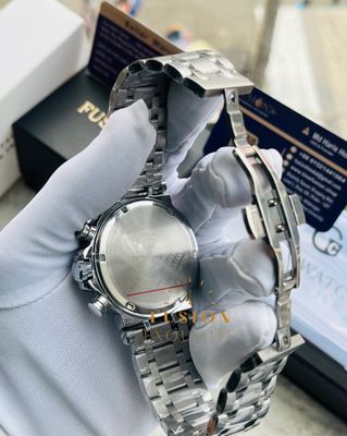 GC Silver White Dial Chronograph Watch (AA Grade)_img_2