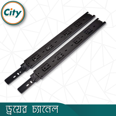 ১ জোড়া ড্রয়ার স্লাইডার বল বিয়ারিং স্লাইডার সম্পূর্ণ এক্সটেনশন সাইড মাউন্ট রানার ৩ পার্ট ড্রয়ার চ্যানেল কালো সব সাইজ উপলব্ধ_img_3