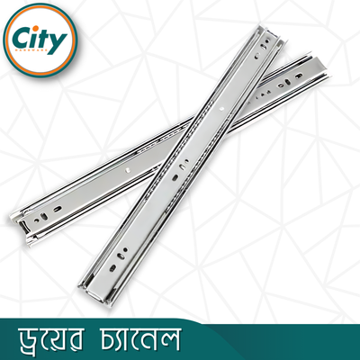 ১ জোড়া স্টেইনলেস স্টিলের ড্রয়ার স্লাইডার বল বিয়ারিং স্লাইডার সম্পূর্ণ এক্সটেনশন সাইড মাউন্ট রানার ৩ পার্ট ড্রয়ার চ্যানেল সব সাইজ উপলব্ধ Drawer Channel_img_1