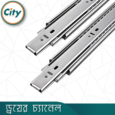 ১ জোড়া স্টেইনলেস স্টিলের ড্রয়ার স্লাইডার বল বিয়ারিং স্লাইডার সম্পূর্ণ এক্সটেনশন সাইড মাউন্ট রানার ৩ পার্ট ড্রয়ার চ্যানেল সব সাইজ উপলব্ধ Drawer Channel_img_4