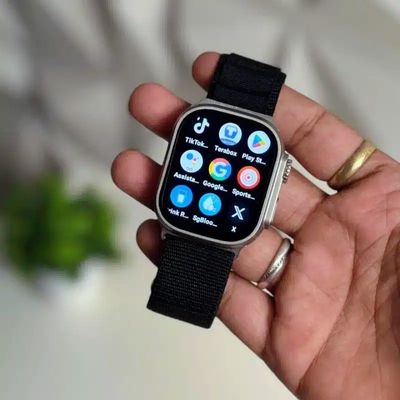 WS10 Ultra 5G Android Smartwatch | 360° Rotating Camera | 8GB RAM + 128GB Storage | Triple Strap Set & Accessories_img_5