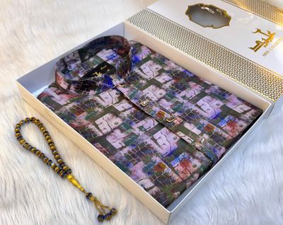 PREMIUM CHAINA DIGITAL PRINTED PANJABI || 🩵✨_img_0
