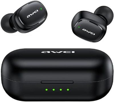 Awei T13 Pro TWS Touch Earbuds – Black Color_img_1