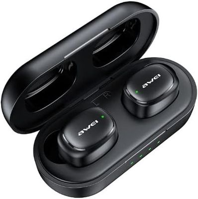 Awei T13 Pro TWS Touch Earbuds – Black Color_img_2