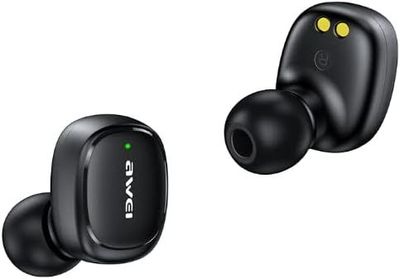Awei T13 Pro TWS Touch Earbuds – Black Color_img_3