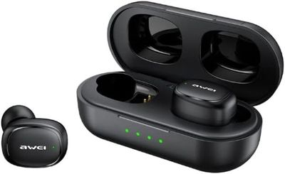 Awei T13 Pro TWS Touch Earbuds – Black Color_img_4