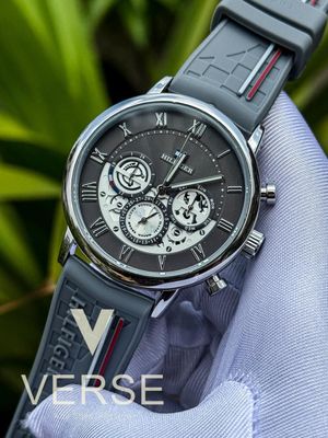HILFIGER SILICONE BELT GREY DIAL_img_0