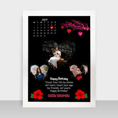 ফটো স্মরণিকা - Birthday Photo Soronika Frame - Code: PS10_img_1