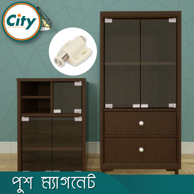 সিঙ্গেল পুশ ম্যাগনেট পিন কবজা সেট ফার্নিচার ক্যাবিনেট শোকেস গ্লাস ডোর ম্যাগনেট_img_6