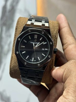 AP NON CHRONO BLACK CHAIN SILVER DIGITS_img_0