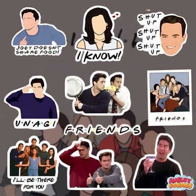 F.R.I.E.N.D.S sticker set 01_img_0