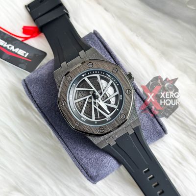 SKMEI 2359  || Full Black || Wheel Watch_img_1