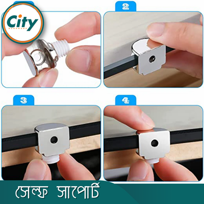 ৪ পিস ছোট শেল্ফ সাপোর্ট ৫ থেকে ১০ মিমি বেধ অ্যাডজাস্টেবল গ্লাস শেল্ফ সাপোর্ট ব্র্যাকেট ক্ল্যাম্প হোল্ডার সাপোর্ট এস এস_img_2