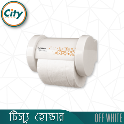 টিস্যু হোল্ডার অফ হোয়াইট কালার ওয়াল মাউন্ট টয়লেট টিস্যু পেপার হোল্ডার_img_1