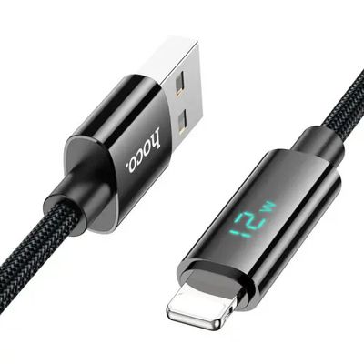 Hoco U125 12w 1.2 Meter USB-A To Lightning Cable_img_1
