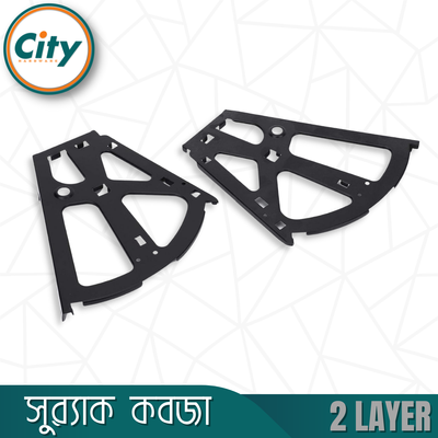 ১ জোড়া (২ পিস) ডাবল জুতার র‍্যাক তৈরীর কবজা ২ স্তরের জুতা ক্যাবিনেট ফ্লিপ ফ্রেম র‍্যাক কবজা_img_2