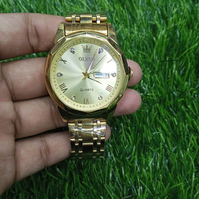 Olevs Stainless Steel fashionable Couple watches_img_2