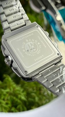 HUBLOT SQUARE BANG BROWN DIAL SILVER CHAIN (AA)_img_4
