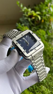 HUBLOT SQUARE BANG PURPLE DIAL SILVER CHAIN (AA)_img_0