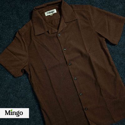 Coffee Cuban Shirt (Popcorn Fabric)_img_0