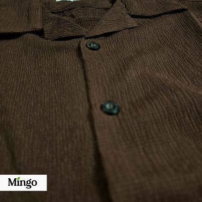 Coffee Cuban Shirt (Popcorn Fabric)_img_1