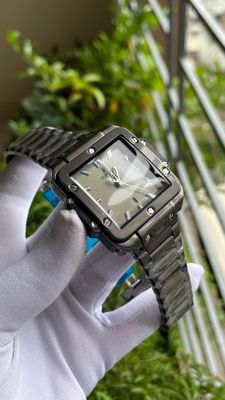HUBLOT SQUARE BANG GRAY DIAL BLACK CHAIN (AA)_img_0