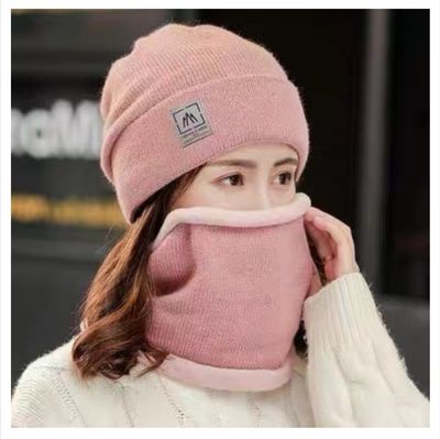 unisex Winter Knitted Beanie+Scarf Sets  (M-014)_img_2