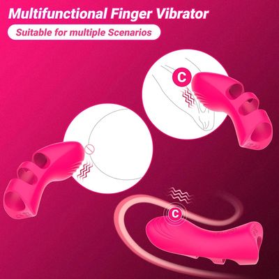 G Spot Finger Vibrator 10 Speed Clit Nipple Massager Adult Sex Toys Stimulator Female Masturbation Sex Toys for Couples_img_5