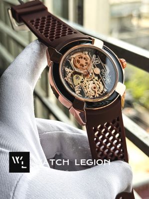 JACOB & CO ROSE GOLD CASE BROWN BELT_img_0